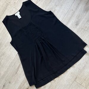 Soft Surroundings Black Tank Top size small